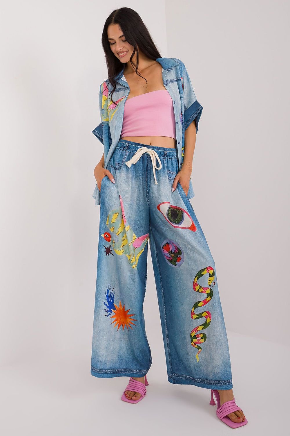 Damen Hose Italy Moda