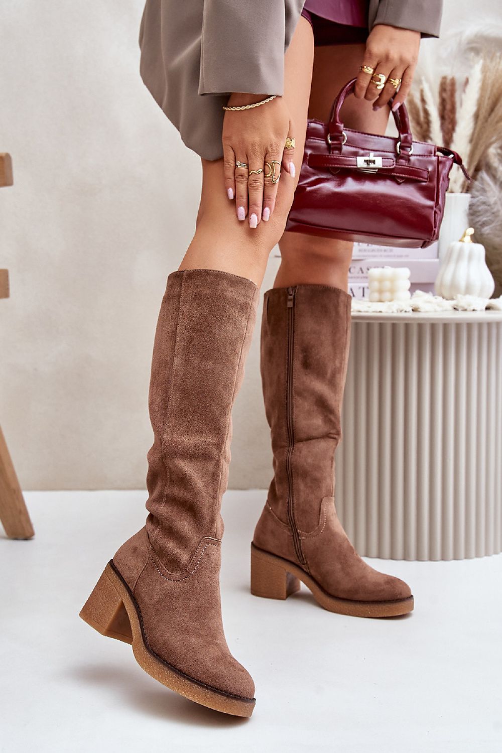 Stiefel mit Absätzen Step in style