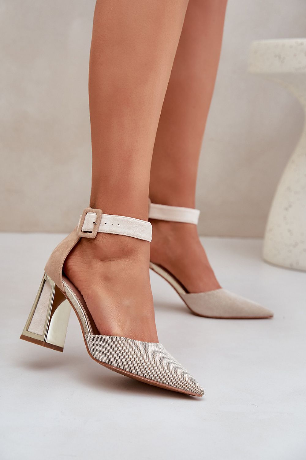 Sandalen mit Absatz model 208675 Step in style