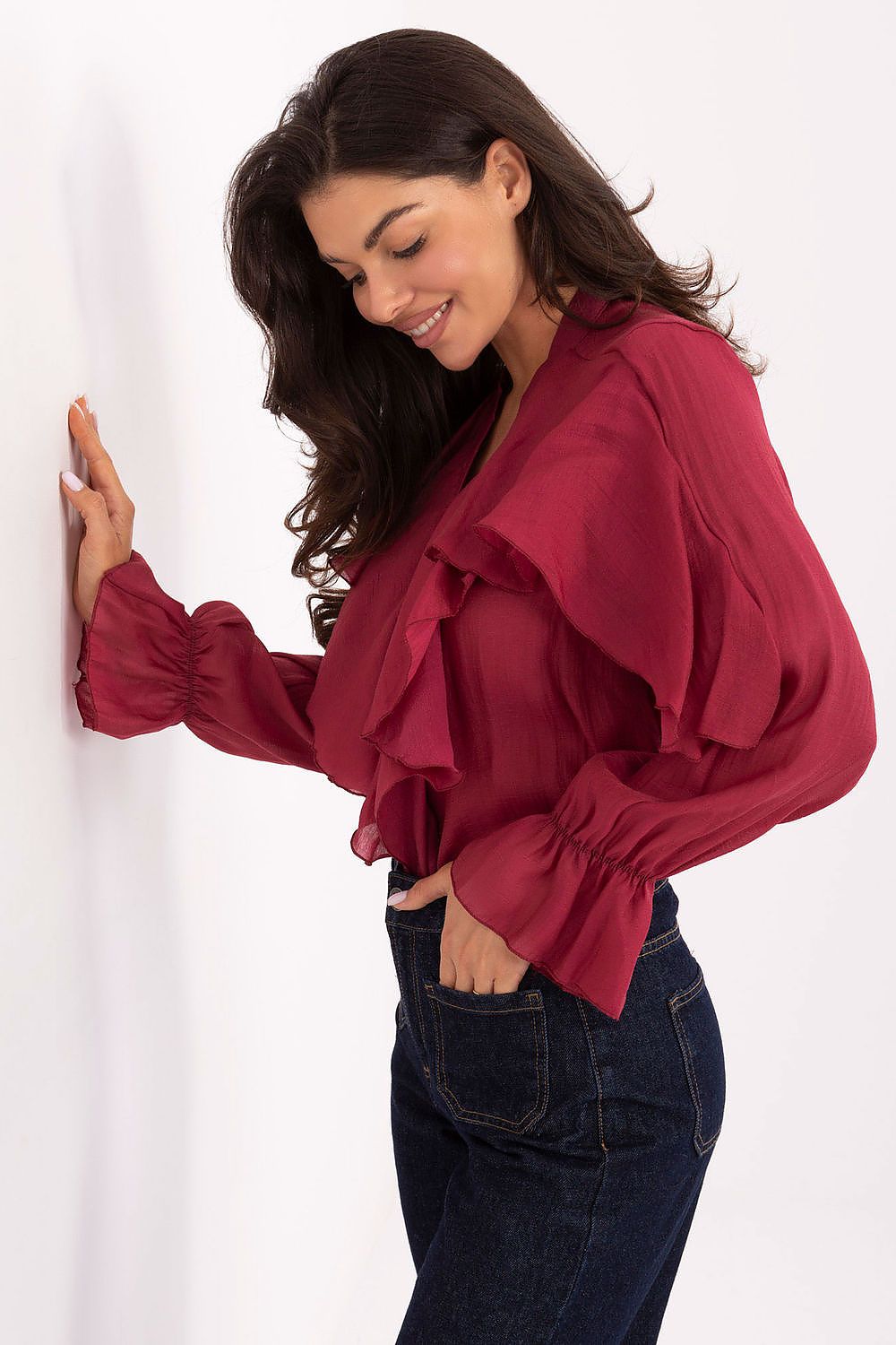 Langarm Hemd model 218414 Rue Paris